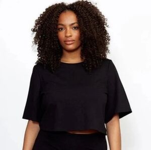 Ripley Rader Black Ponte Short Sleeve Shirt Size 4